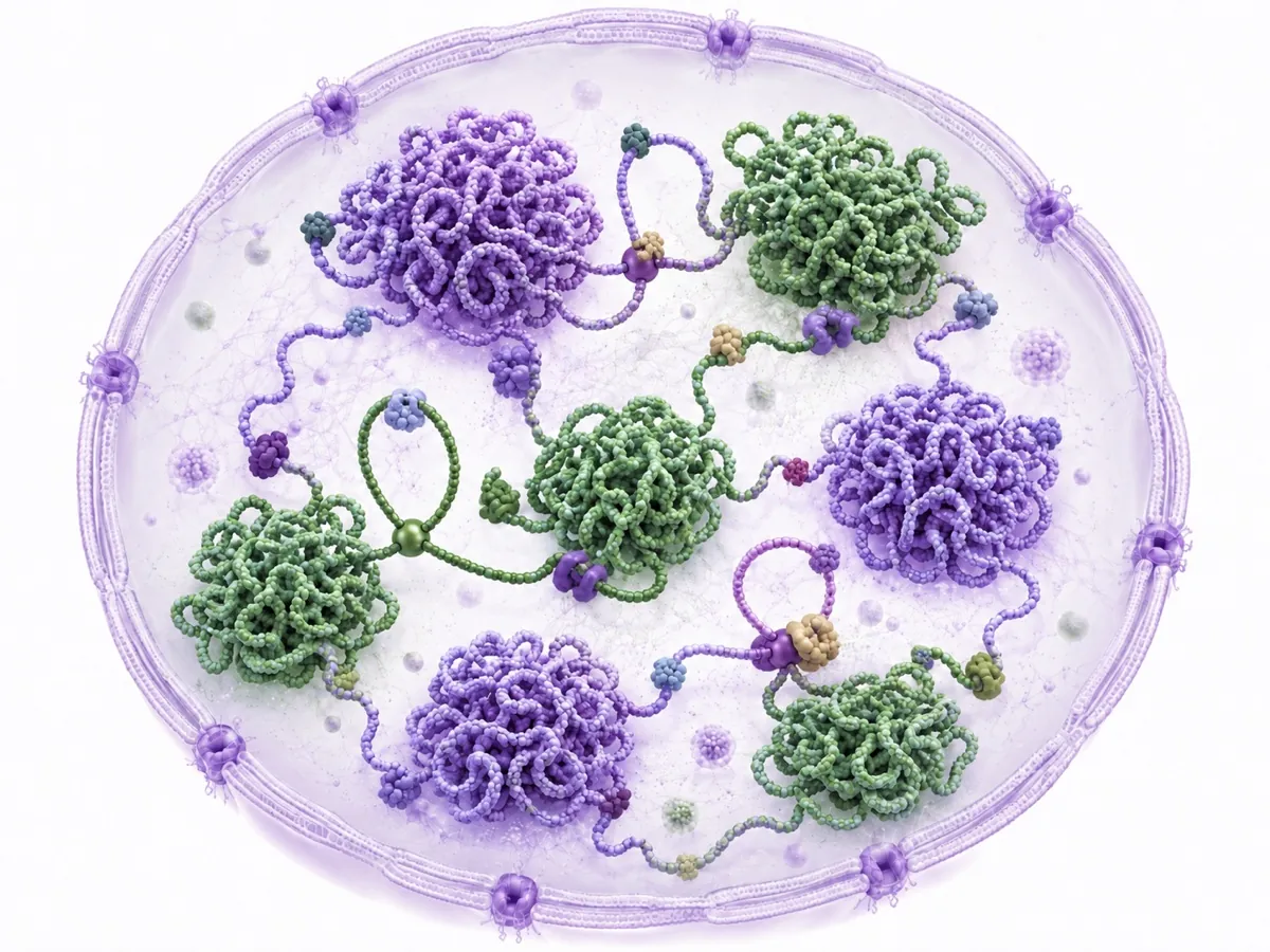 Polymer model of genome organization