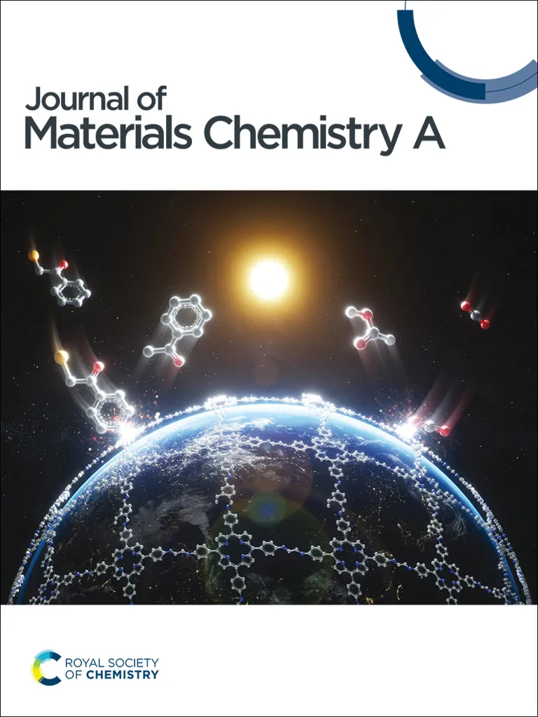 Journal of Materials Chemistry A cover